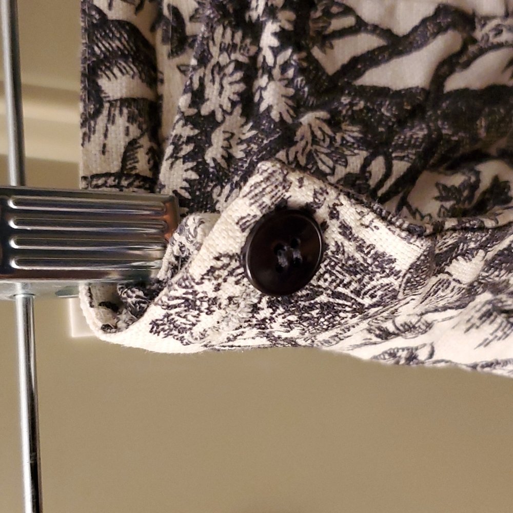 Cycle Boston Toile Wrap Mini Skirt Cream - Picture 3 of 7